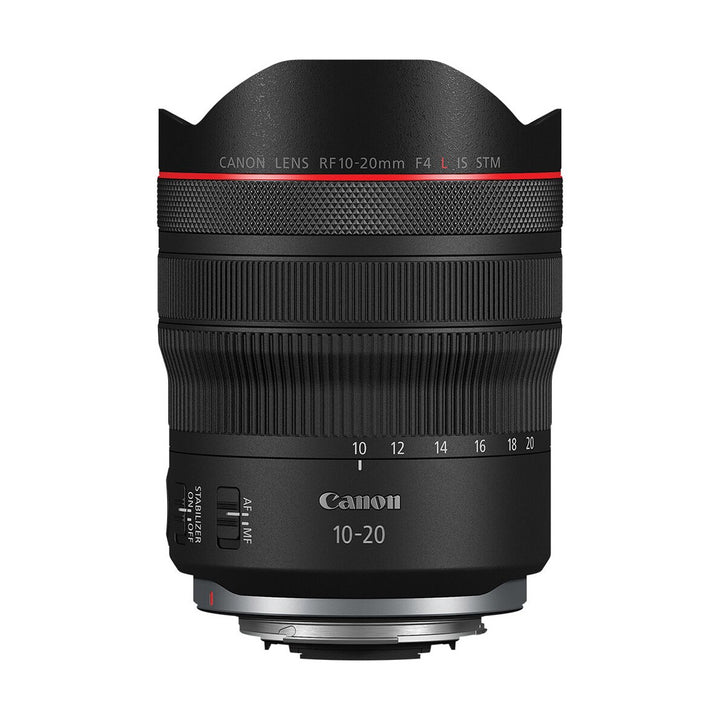 Canon RF 10-20mm f/4L IS STM Lens - side