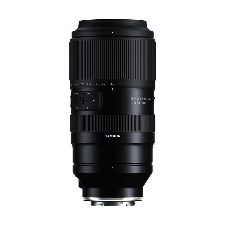 Tamron 50-400mm f/4.5-6.3 Di III VC VXD Lens (Sony E) - side