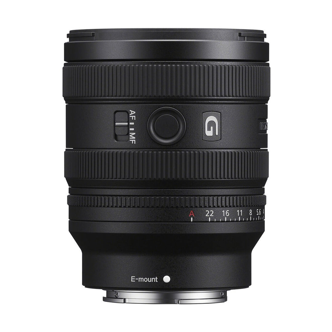 Sony FE 24-50mm f/2.8 G Lens - side controls