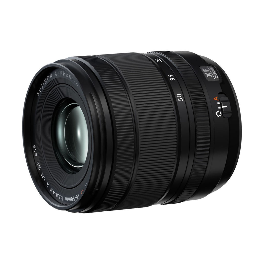 Fujifilm XF 16-50mm f/2.8-4.8 R LM WR Lens (Black) - front (glass)