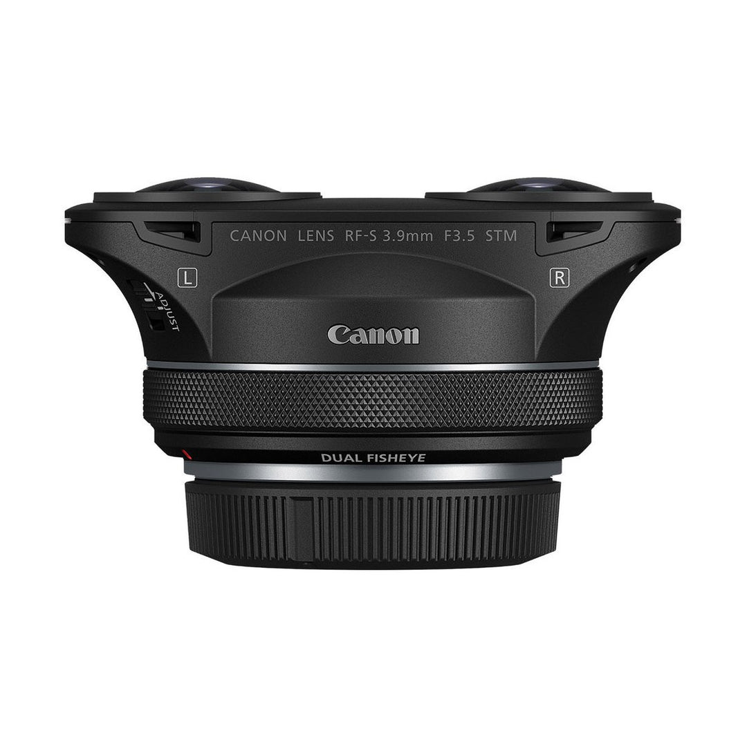 Canon RF-S 3.9mm f/3.5 STM Dual Fisheye Lens - side