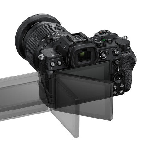 ClubCamera.com black Nikon Z5II with flip-out LCD for vlogging and NIKKOR Z 24-50mm lens