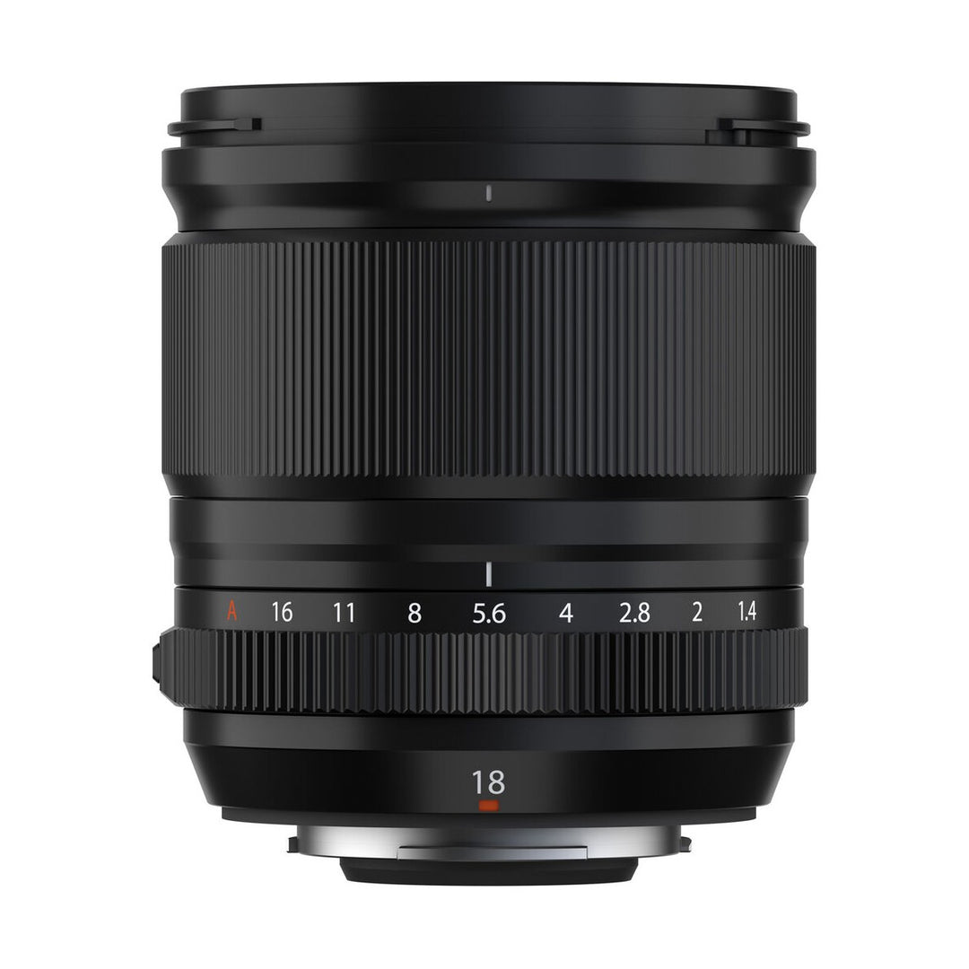 Fujifilm XF 18mm f/1.4 R LM WR Lens (Black) - side