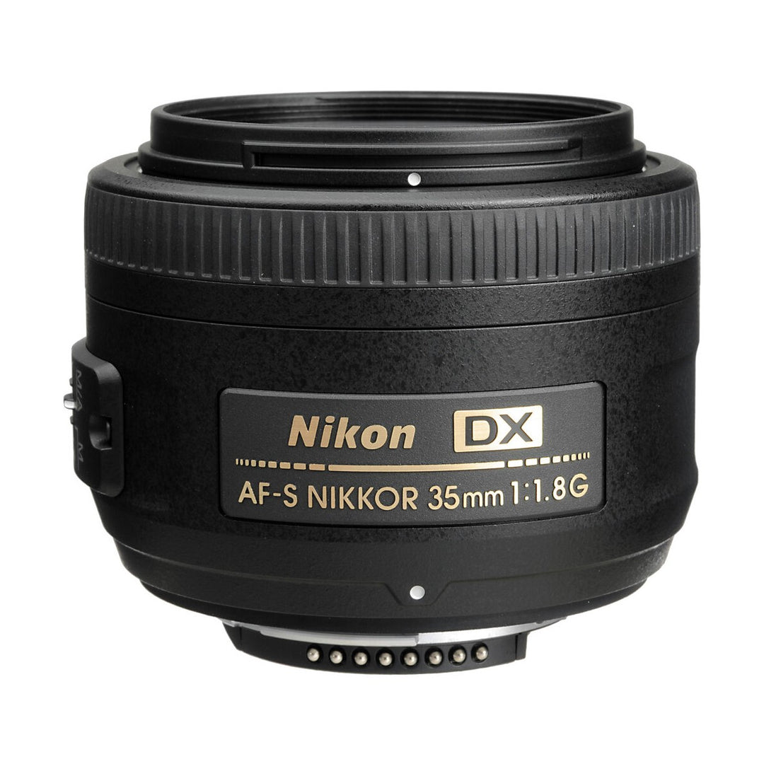 Nikon AF-S DX Nikkor 35mm f/1.8G Lens - side