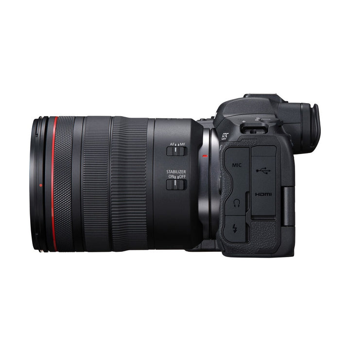 Canon EOS R5 Mirrorless Camera with 24-105mm Lens - side