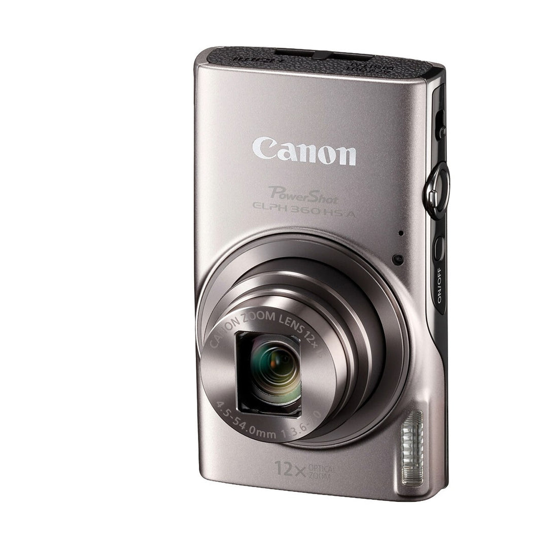 Canon IXUS 285 HS Digital Camera (Silver) - angle