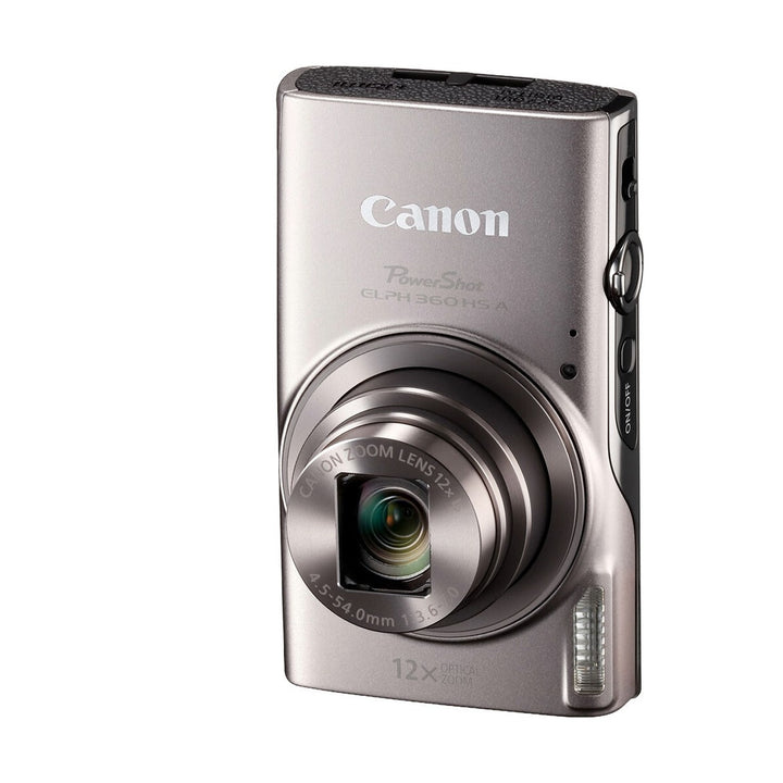 Canon IXUS 285 HS Digital Camera (Silver) - angle