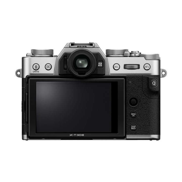 Fujifilm X-T30 III Mirrorless Camera with 13-33mm Lens (Silver) - back