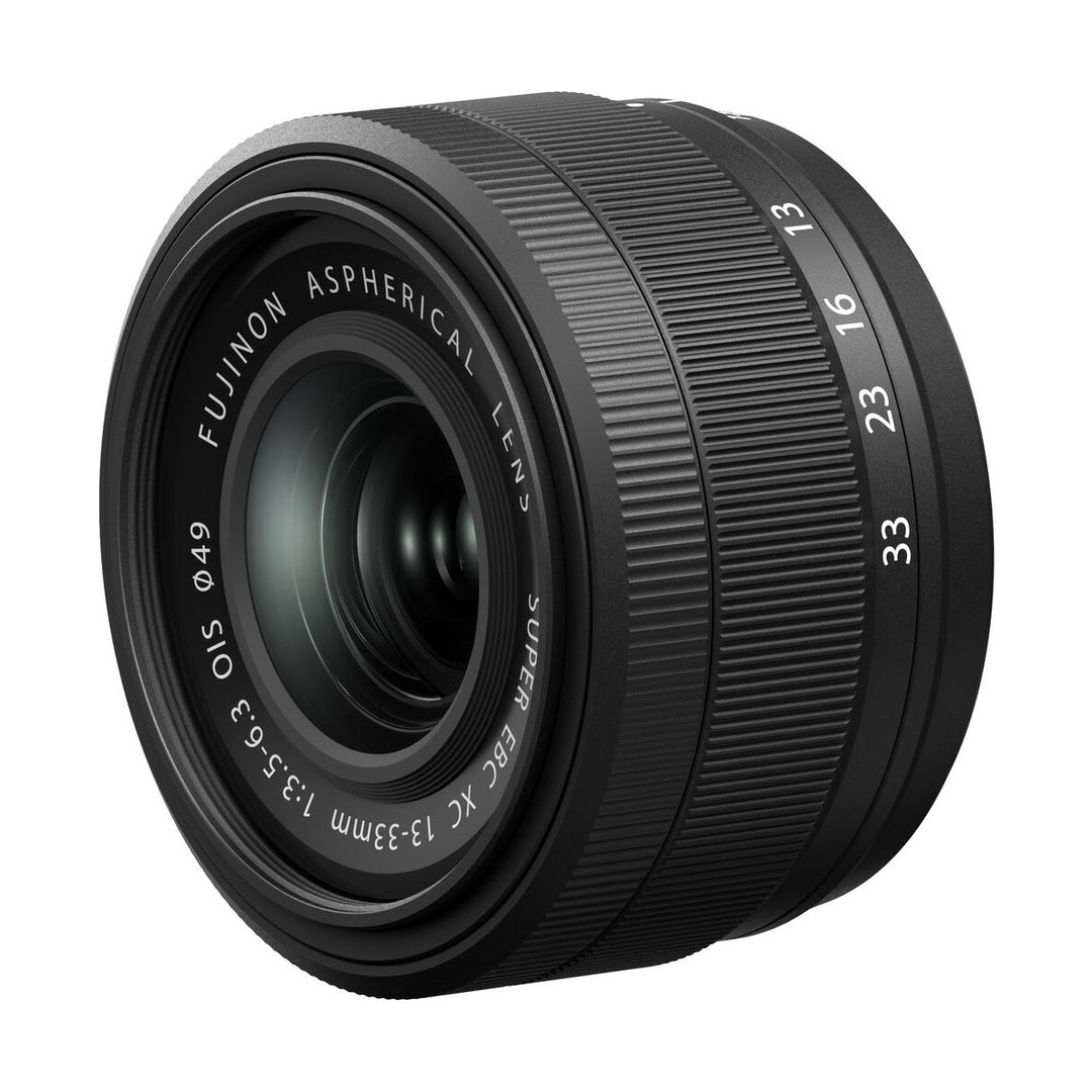 Fujifilm XC 13-33mm f/3.5-6.3 OIS Lens (Black) - front (glass)