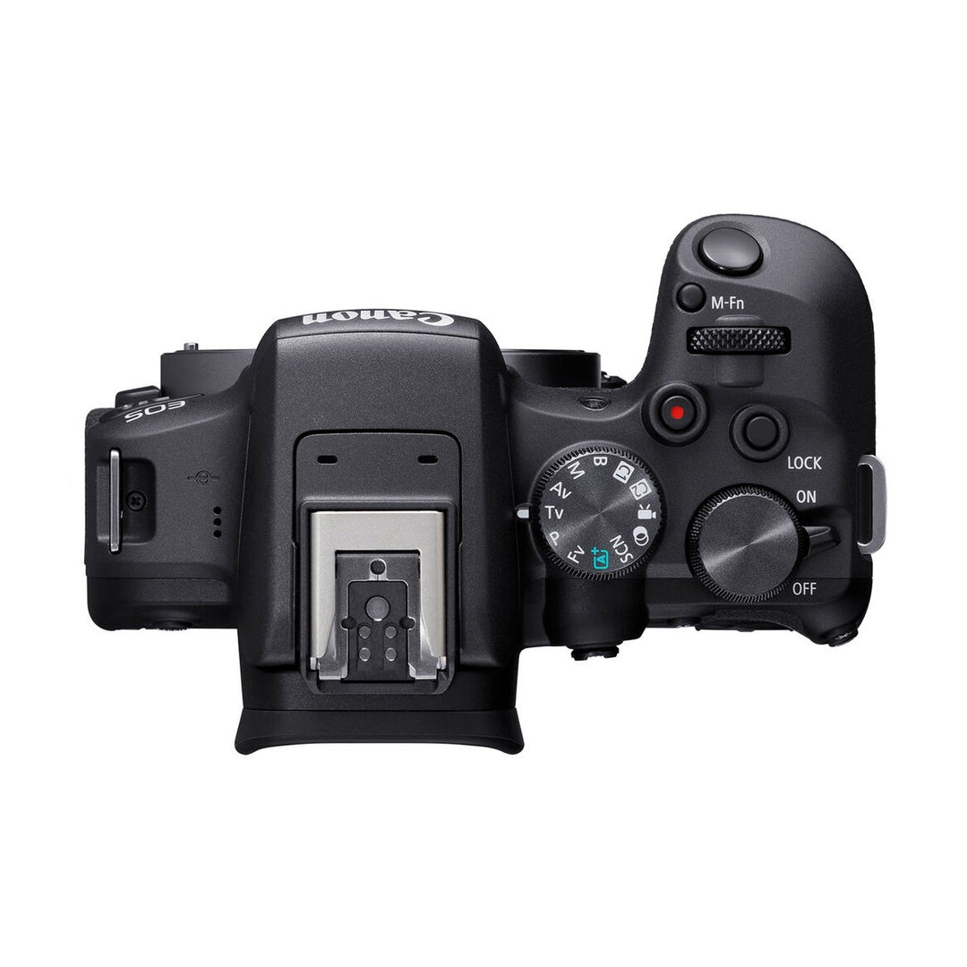 Canon EOS R10 Mirrorless Camera with 18-150mm Lens - top