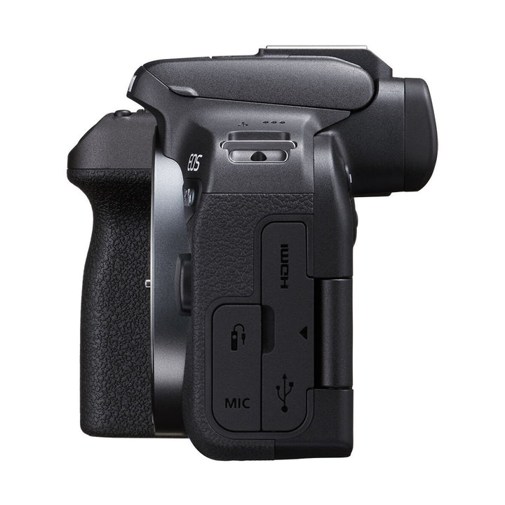 Canon EOS R10 Mirrorless Camera with 18-45mm Lens - side