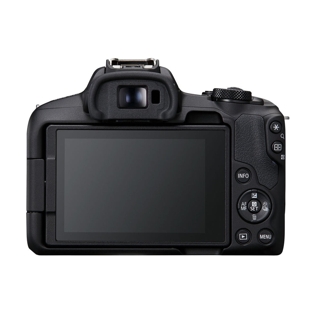 Canon EOS R50 Mirrorless Camera with 18-45mm and 55-210mm Lenses - back