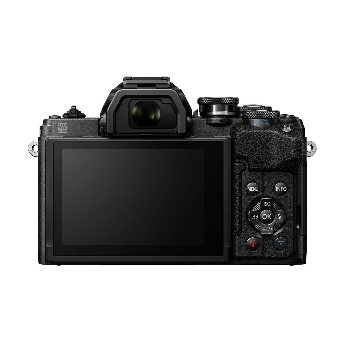 Olympus OM-D E-M10 Mark IV with 14-42mm Lens (Black) - back
