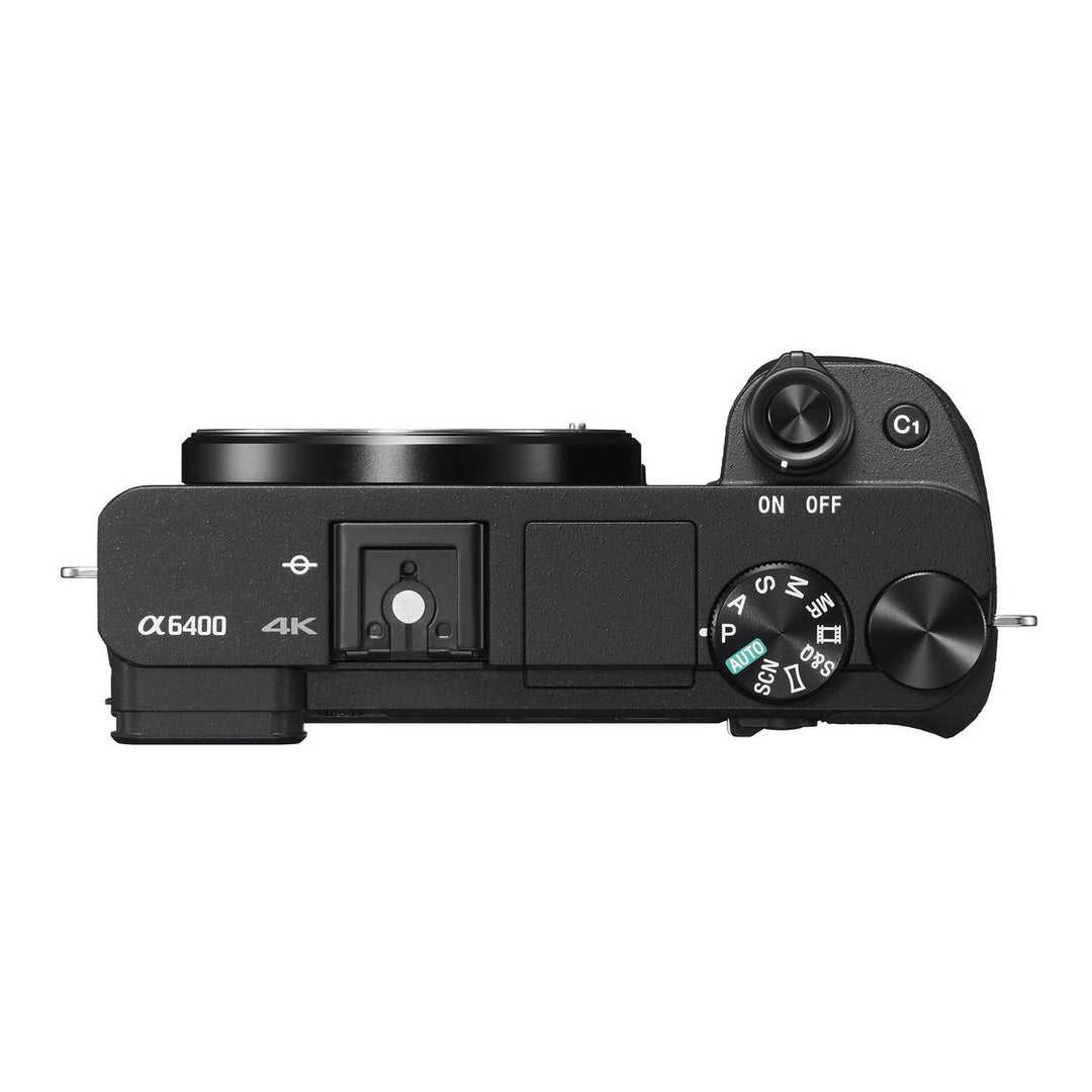 Sony Alpha a6400 Mirrorless Camera with 16-50mm II Lens - back
