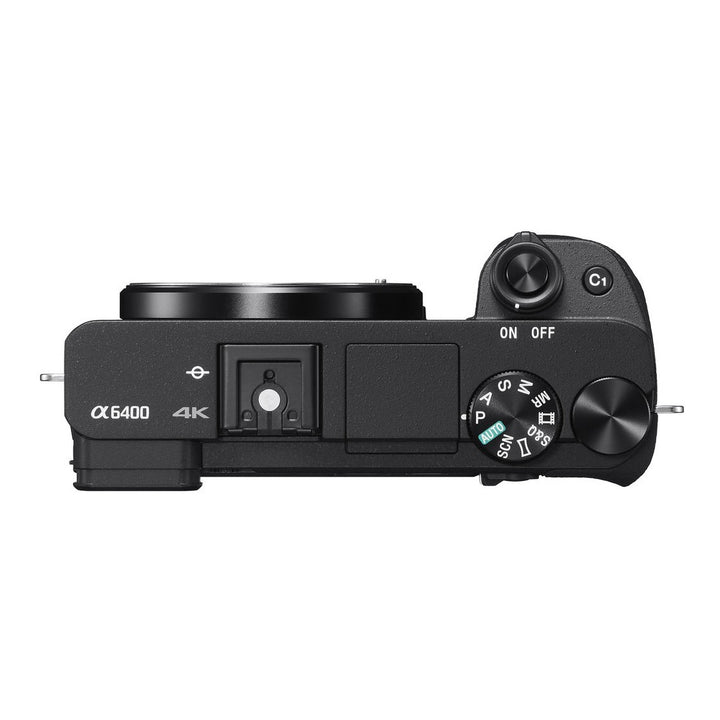 Sony Alpha a6400 Mirrorless Camera with 16-50mm II Lens - back