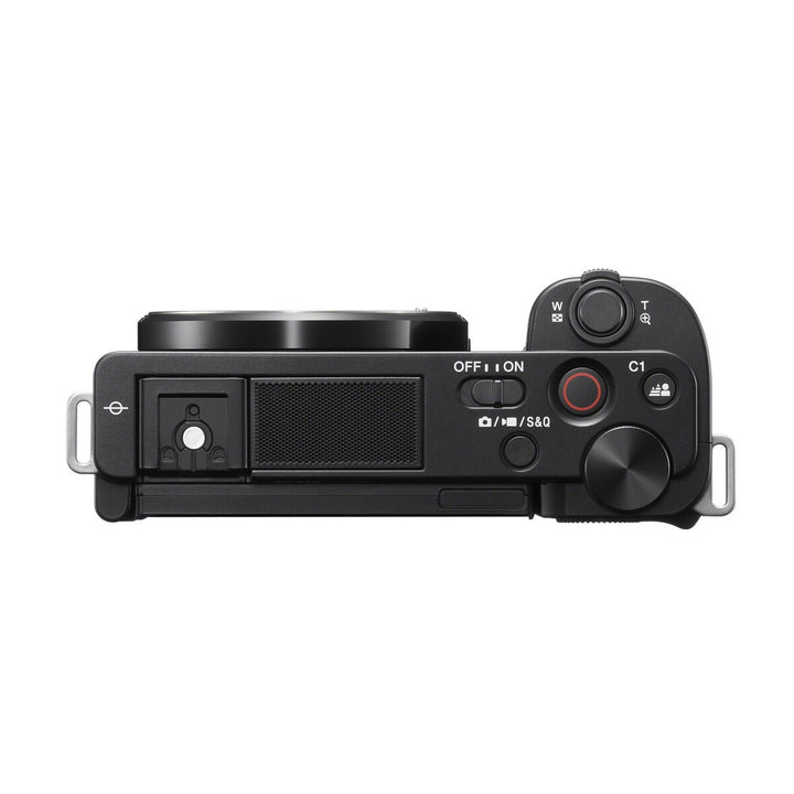 Sony ZV-E10 Mirrorless Camera with 16-50mm II Lens - top