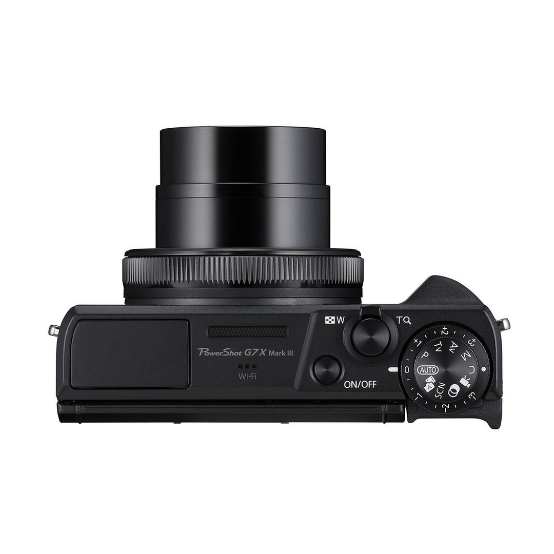 Canon PowerShot G7 X Mark III Digital Camera (Black) - top