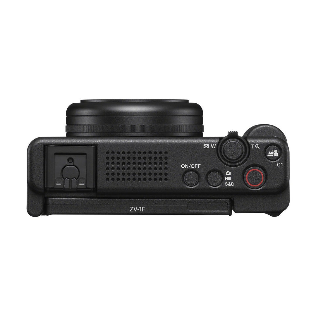 Sony ZV-1F Digital Camera (Black) - top
