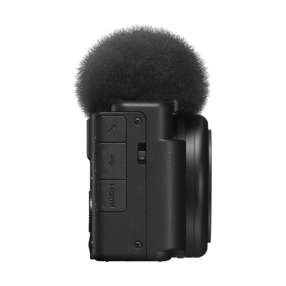 Sony ZV-1F Digital Camera (Black) - side