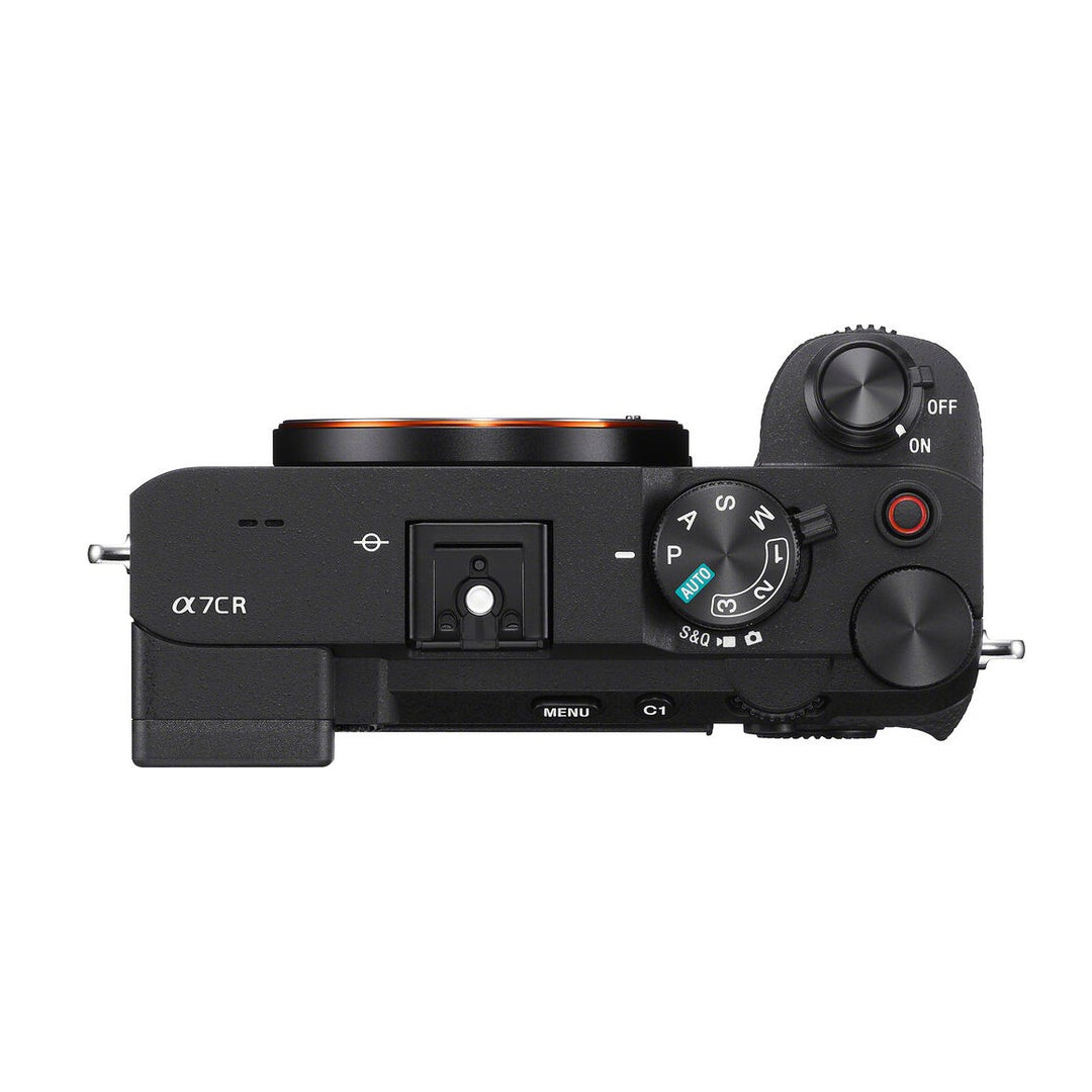 Sony Alpha 7CR Mirrorless Camera - Body Only (Black) - top