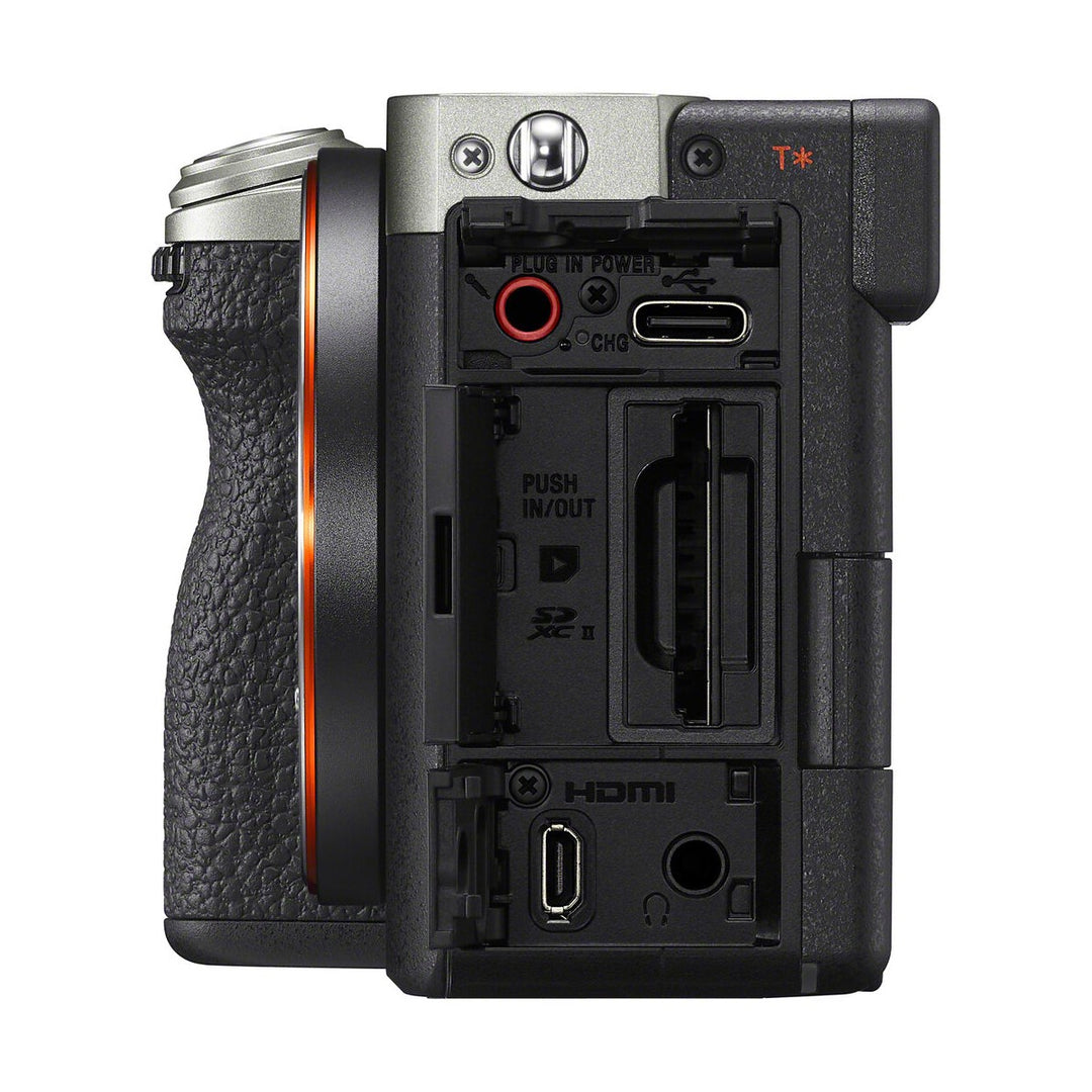 Sony Alpha 7C II Mirrorless Camera - Body Only (Silver) - side