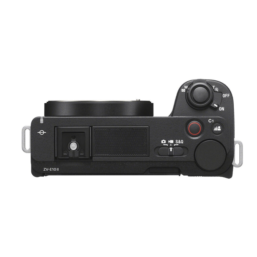Sony ZV-E10 II Mirrorless Camera with 16-50mm and 55-210mm Lenses - top
