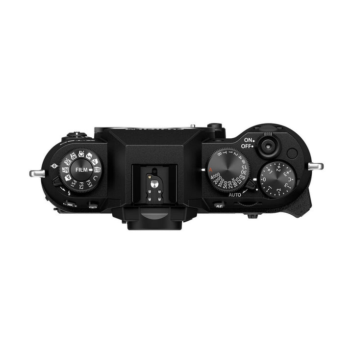 Fujifilm X-T50 Mirrorless Camera with 15-45mm Lens (Black) - top