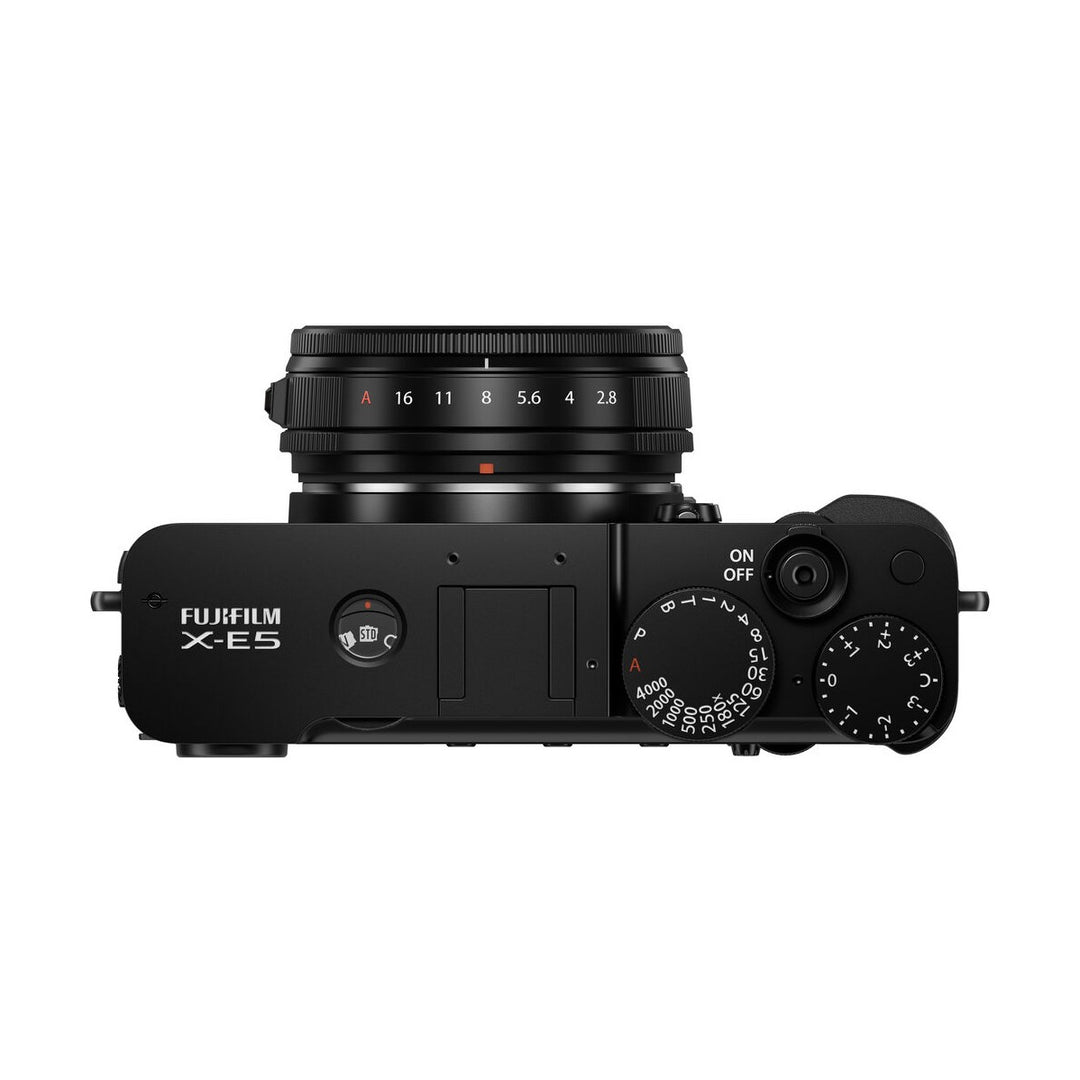 Fujifilm X-E5 Mirrorless Camera with XF 23mm Lens (Black) - top