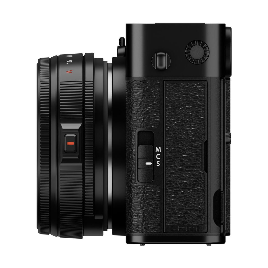 Fujifilm X-E5 Mirrorless Camera with XF 23mm Lens (Black) - side