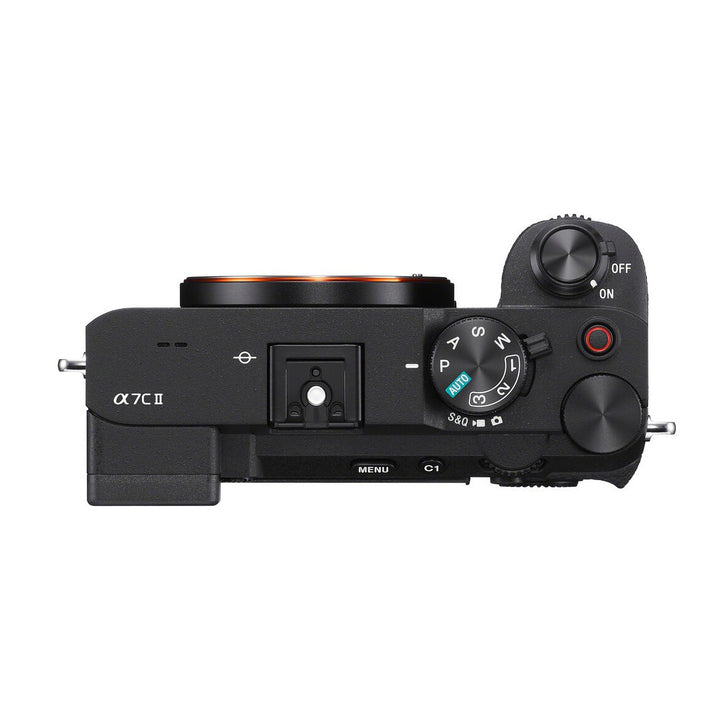 Sony Alpha 7C II Mirrorless Camera - Body Only (Black) - top