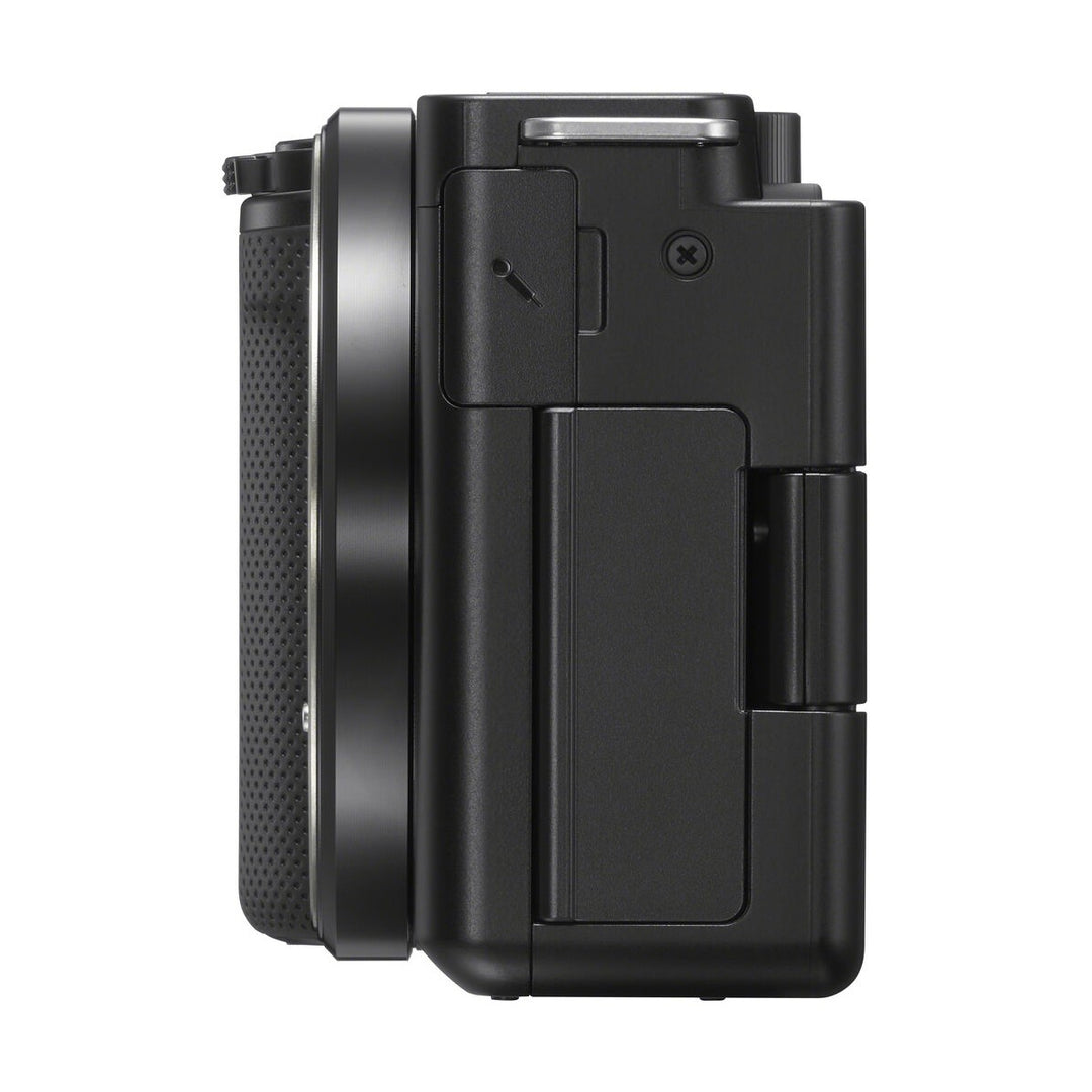 Sony ZV-E10 Mirrorless Camera with 16-50mm Lens - side