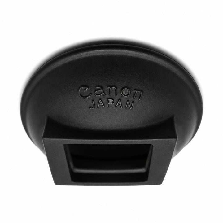 ClubCamera matte black Canon AE-1 rubber eyepiece cup with embossed Canon JAPAN text