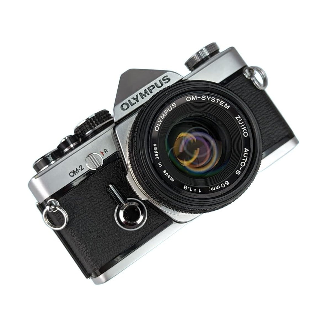 Olympus OM-2 SLR film camera with Zuiko lens at ClubCamera.com