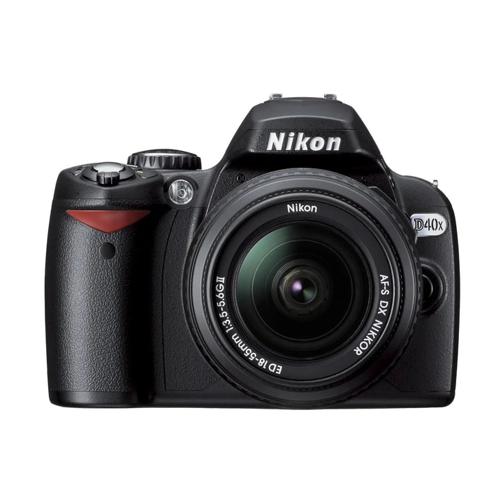 Nikon D40X black DSLR camera with 18-55mm lens by ClubCamera.com