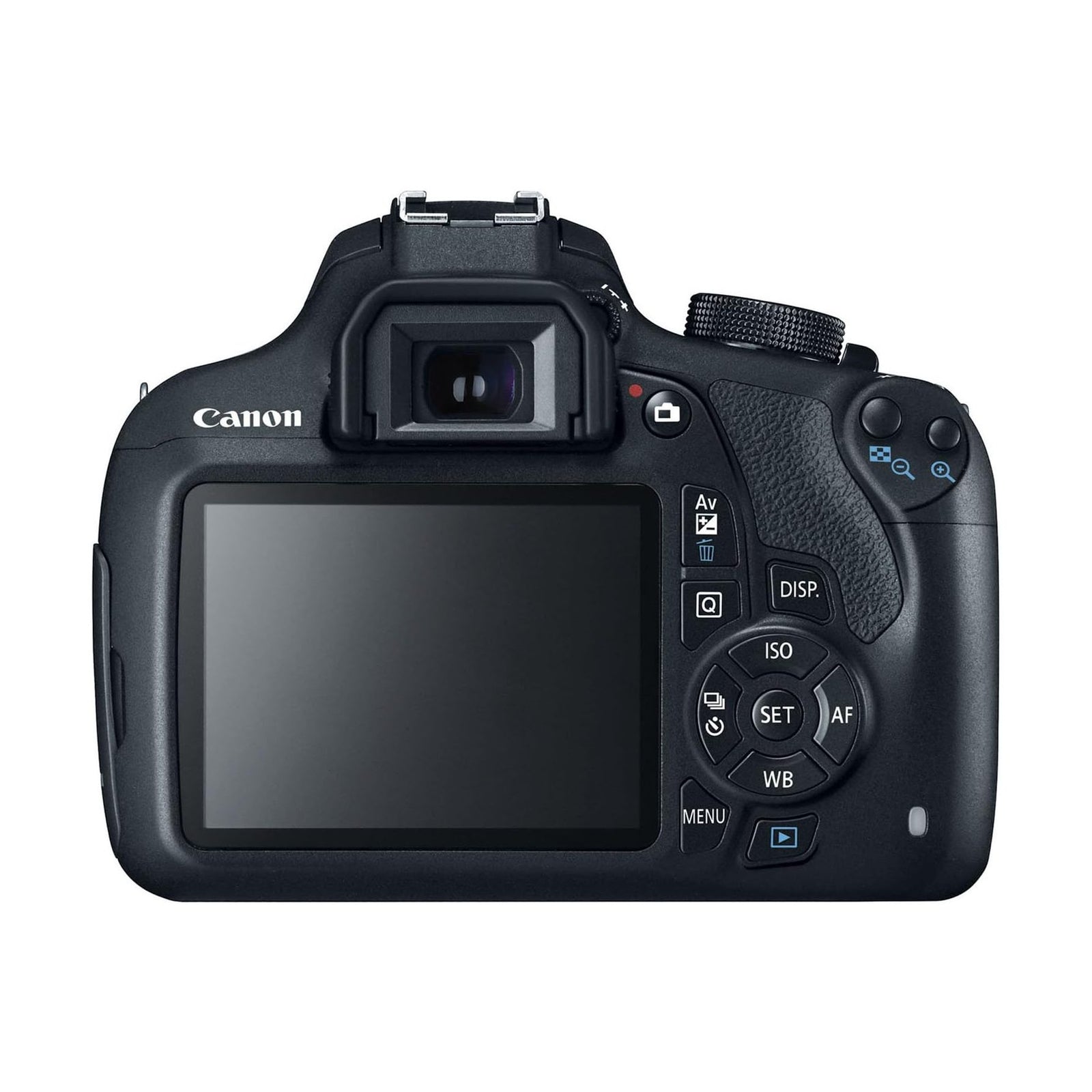 Canon EOS Rebel T5 rear LCD screen and control buttons by ClubCamera.com