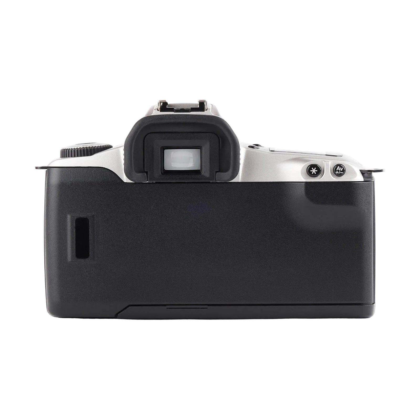 Rear view of Canon Rebel 2000 EOS film camera showing viewfinder and buttons at ClubCamera.com