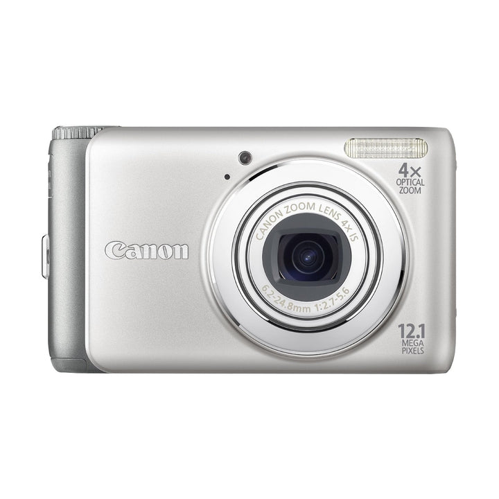 ClubCamera.com silver Canon PowerShot A3100 point and shoot camera with 4x optical zoom lens and 12.1 megapixels