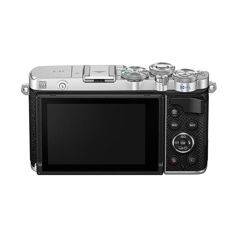 Olympus PEN E-P7 (Silver) - back