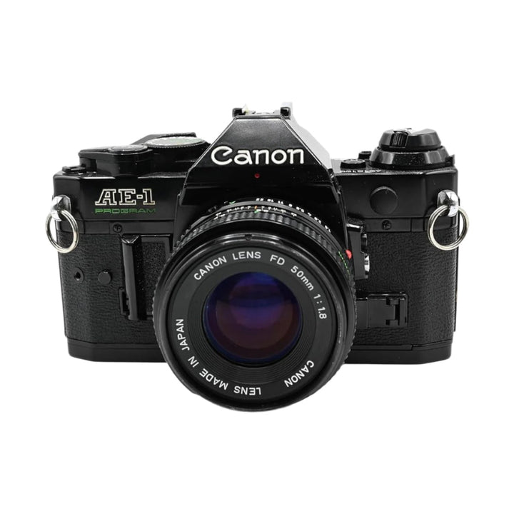 Canon AE1 Program Black Vintage Film Camera