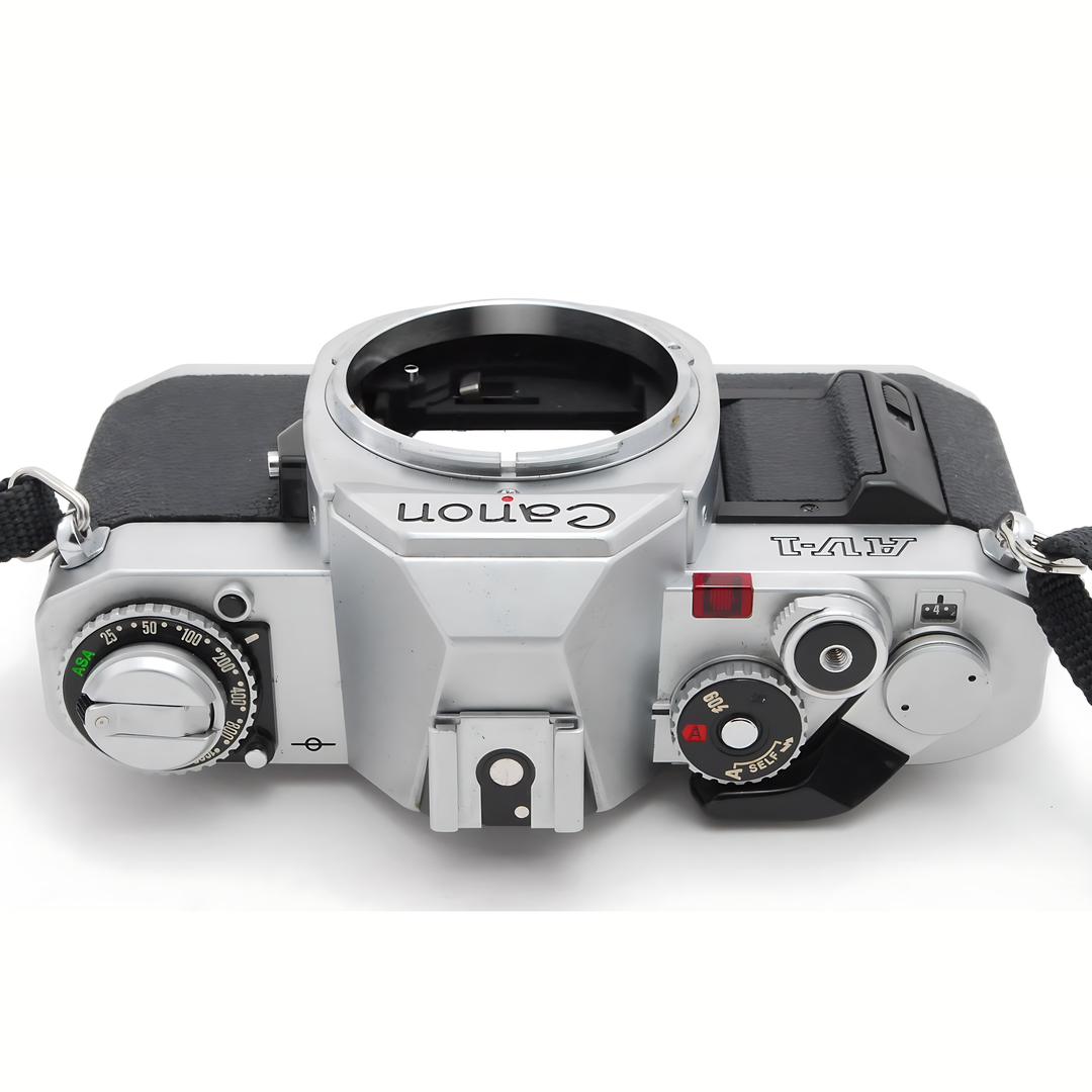 Canon AV-1 top plate with aperture ring and hot shoe for vintage photography at ClubCamera.com