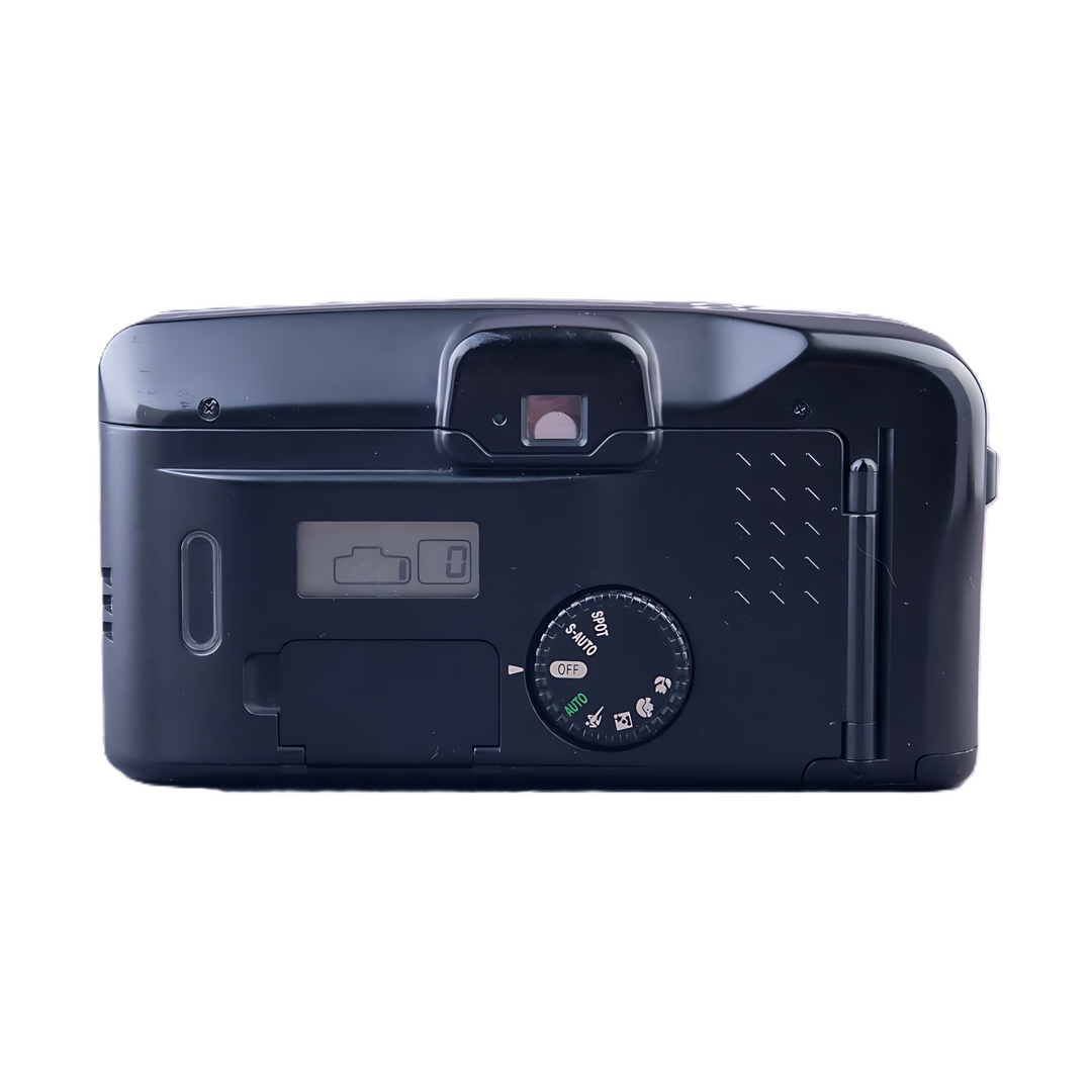 ClubCamera.com Canon Sure Shot Z115 rear view showing mode dial and LCD display