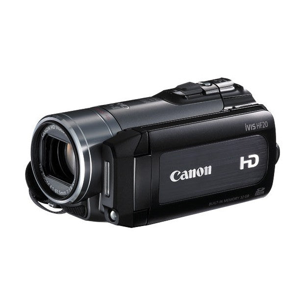 ClubCamera.com Black Canon VIXIA HF20 HD Camcorder with 32GB Built-in Memory and 15x Zoom