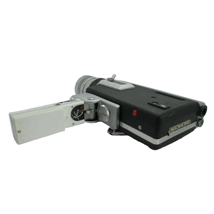 Canon Zoom 318 Super 8 movie camera side view with black textured body and silver accents at ClubCamera.com