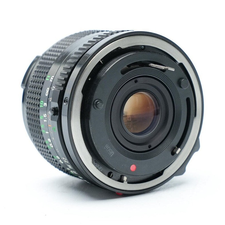 Canon FD mount rear interface silver contacts red dot ClubCamera