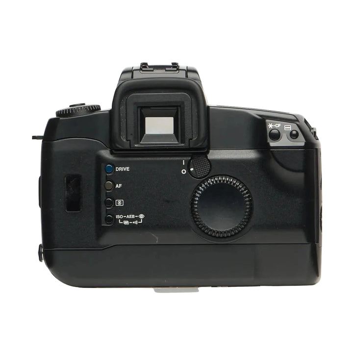 Black Canon EOS A2 rear view showing drive and ISO buttons at ClubCamera.com