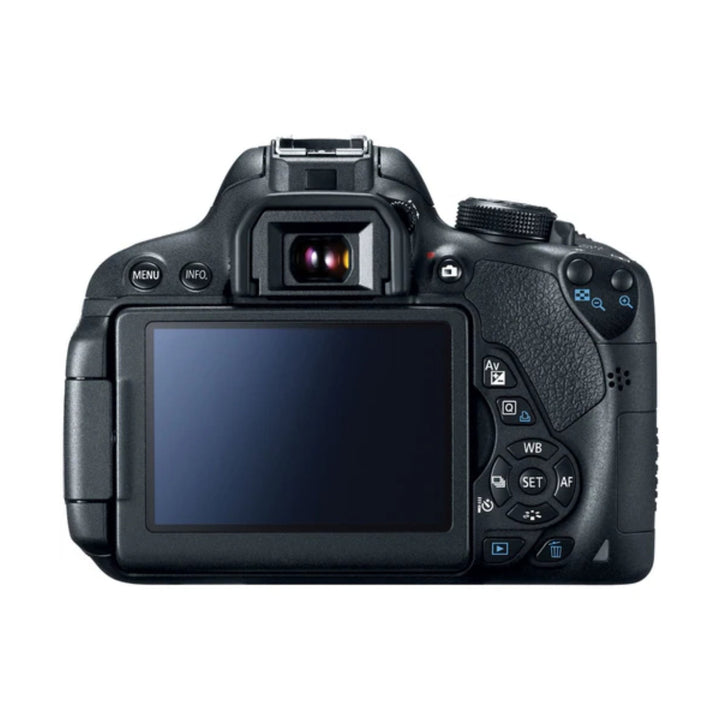 Black Canon EOS Rebel T5i rear LCD and control buttons at ClubCamera.com