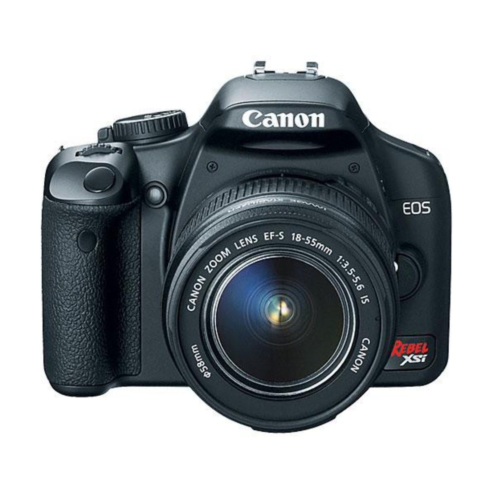 Canon Rebel XSi DSLR camera with EF-S 18-55mm lens at ClubCamera.com