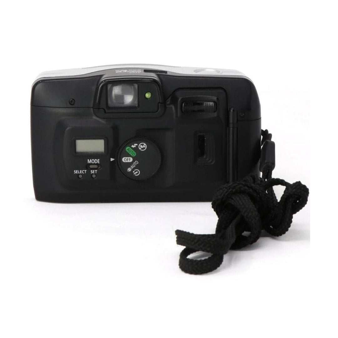 ClubCamera Canon Sure Shot 65 Zoom Date film camera rear view with LCD screen and mode dial