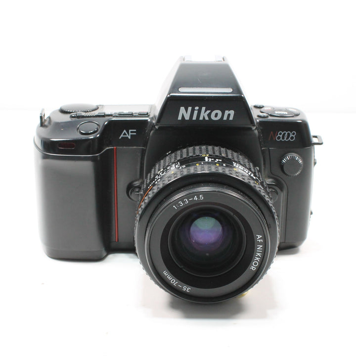 Nikon N8008 35mm SLR film camera kit with AF-NIKKOR lens at ClubCamera.com