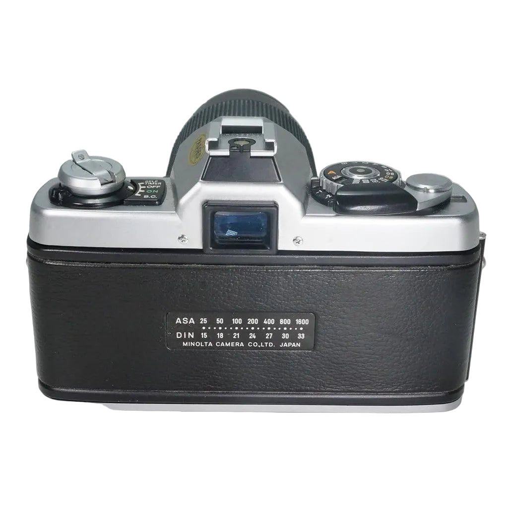 ClubCamera.com Minolta XG-1 top view showing exposure mode dial and ASA film speed label
